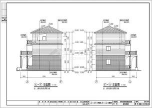 一套農村住宅全套建筑結構水電施工圖