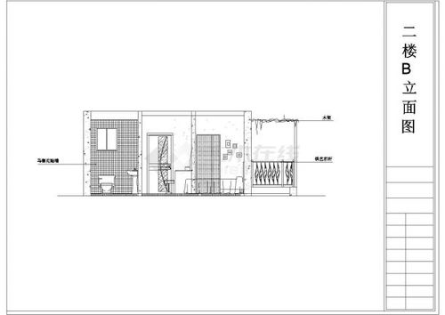 某地躍層住宅建筑設計施工圖 現代風格