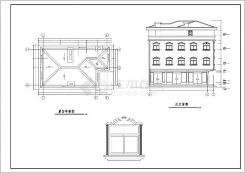 某地3層底框結構私人住宅建筑結構施工圖